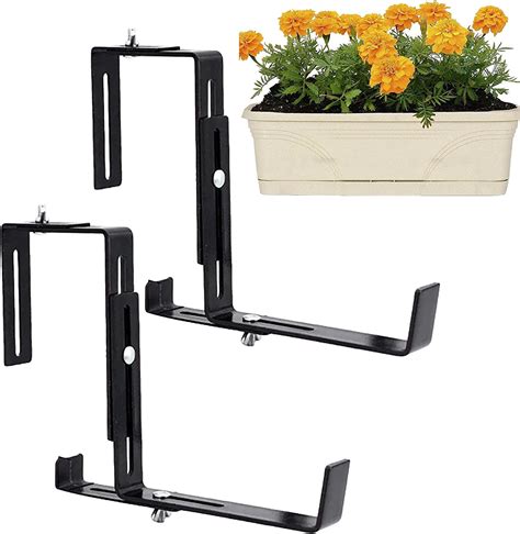 metal brackets for flower boxes|flower box brackets home depot.